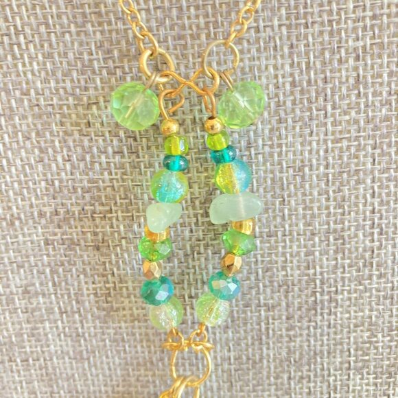 Elephant Necklace Avon Drop Tree Of Life Miscellaneous Charms Goldtone Chain - Picture 4 of 9